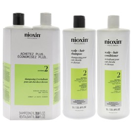 Nioxin Cleanser And Scalp Therapy Conditioner, 33.8 Oz