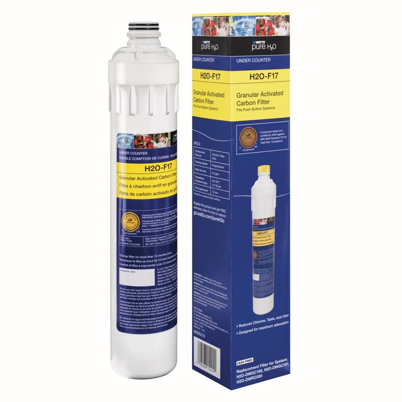 Watts Premier H2O-F17 Pure H2O GAC Carbon Filter Replacement for