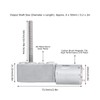 Gear Motor Speed Reduction Worm Self Locking M6 Thread 50mm