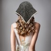 Dingion - Pañuelos florales para el cabello con estampado de