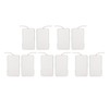 10Pcs TENS Unit Replacement Pads Rectangular Reusable Electrode Patches for
