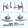 Truck Cap Camper Shell T-Handle Lock Latch Replacement Parts,Matching Set