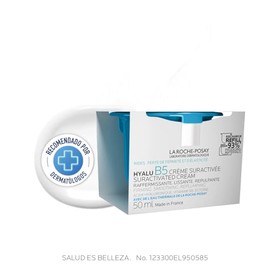La Roche-Posay Hyalu B5, Refill Crema Antiedad Reafirmante, Acción Alisadora y Rellenadora, Reduce Arrugas y Líneas de Expresión, 3 Tipos de Ácido Hialurónico, Vitamina B5 y Ectoína, 50 ml.