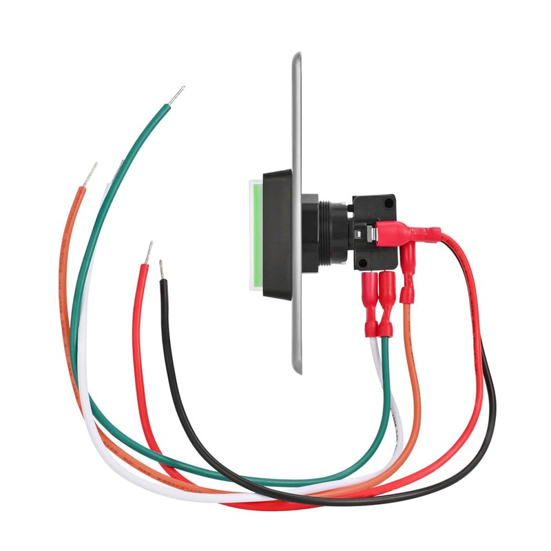 Push to Exit Button Big Square Press Button Green LED