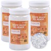 Wisesorb 6 LBS Pure White Silica Gel Desiccant Beads, 1-3mm