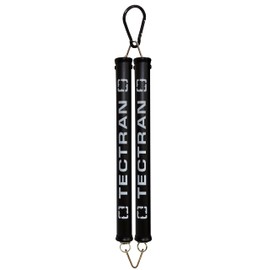 Tectran Heavy Duty Dual Spring Tender Kit | Black | 16" Length w/Standard 3-Hole Clamp