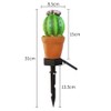 chislim Solar Lights Outdoor Decorative,Creative Cactus Pineapple Stake Waterproof Landscape