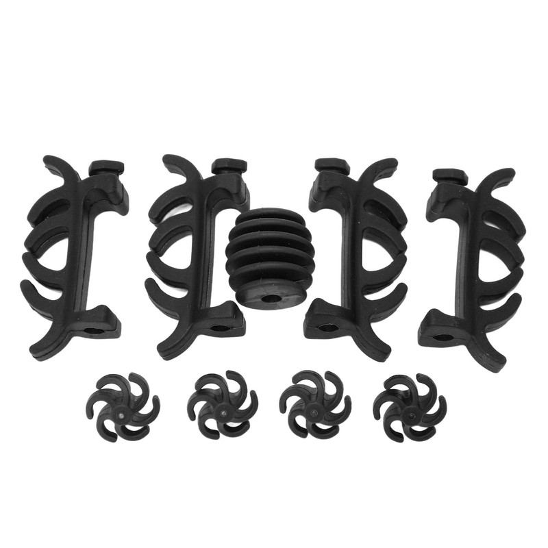 Rubber Shock Absorption Set Bow String Piece Dampening Stabilizer for