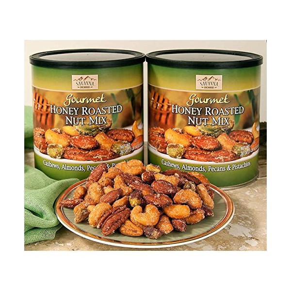 Savanna Orchards Honey Roasted Nut & Pistachios 30 oz, 2-count