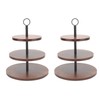 2 Set 3 Tier Cupcake Stand, Large Tiered Serving Tray