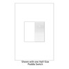 Adorne (Pack of 4) ASPD1531W4 Paddle Switch, Half-Size (White)
