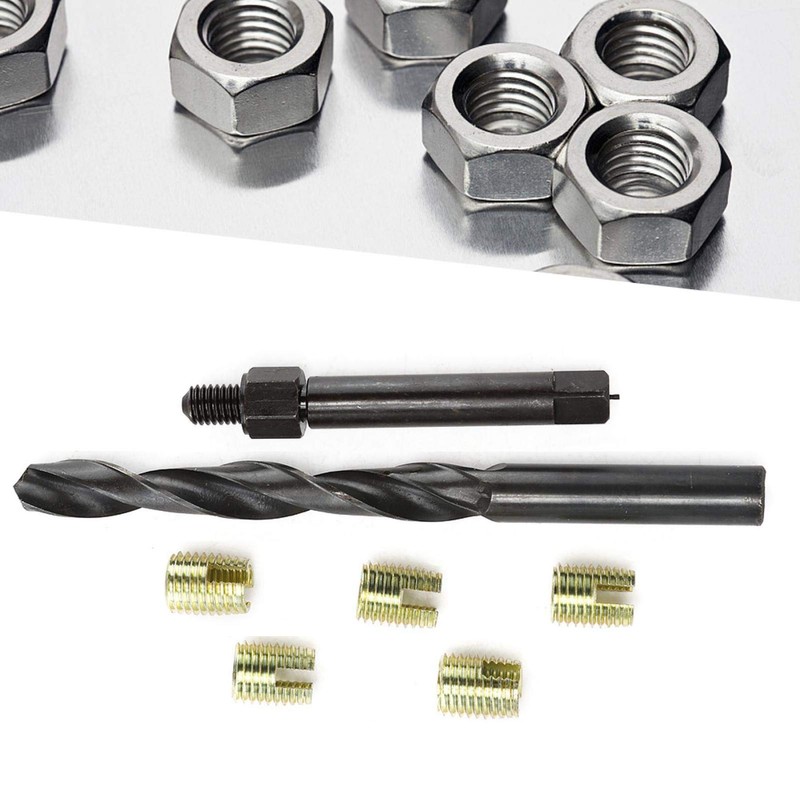 12pcs Thread Repair Kit Zinc Plated Carbon steel M8 x