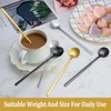 12 Pcs Teaspoons Set, 6.7 Inch Tea Spoons Long Handle,