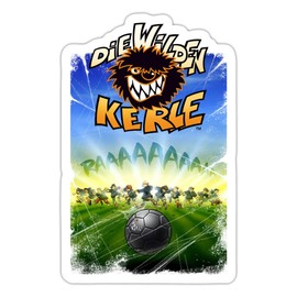 Spreadshirt Die Wilden Kerle Attack Sticker Max. 10 x 10 cm 10 x 10 cm Matt White