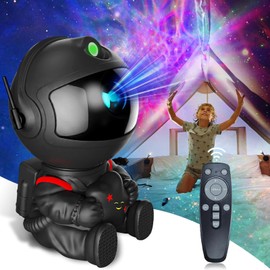 Astronaut Galaxy Star Projector, Galaxy Light Projector, Space Planetarium Projector, Kids Night Light, 8 Modes Remote and 360° Adjustable Star Light Projector for Bedroom, Ceiling, Party Decor, Gifts