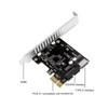 Expansion Card PCIE to USB 19Pin Good Conductivity One Piece