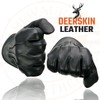 Milwaukee Leather SH865 Men's Black Thermal Lined USA Deerskin Leather