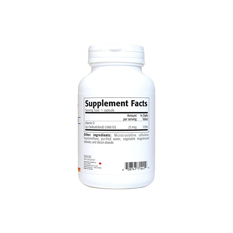 NEW ROOTS HERBAL New Roots Herbal Vitamin D3 1000IU, 180
