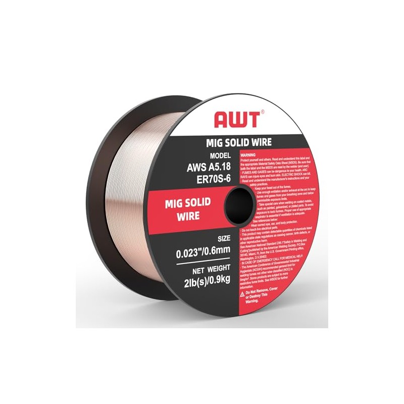 AWT Solid MIG Welding Wire, ER70S-6 Gas Solid Carbon Steel