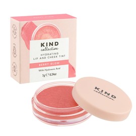 The Kind Collective Hydrating Lip + Cheek Tint with Shea Butter & Hyaluronic Acid 7 g, Berry Glow