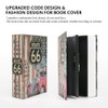 KYODOLED Hidden Metal Lock Box,Diversion Book Safe with Combination Lock,Money