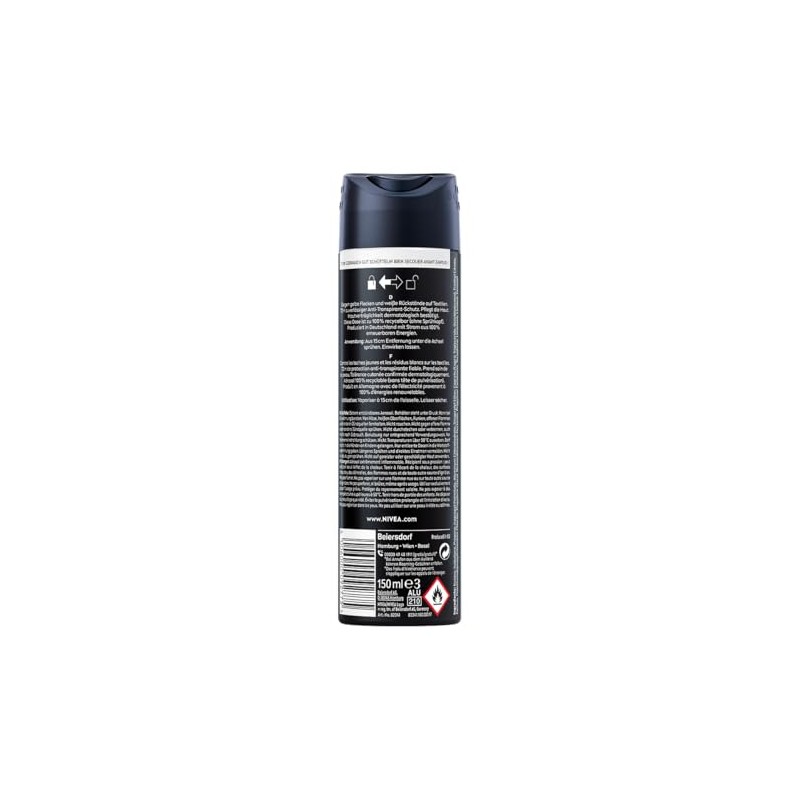 NIVEA MEN Black & White Invisible Deo Spray, Deodorant mit