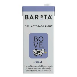 Leche Orgánica Deslactosada Light Barista Bové 1 L
