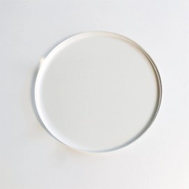 Coaster Template, Clear Acrylic Template, Woodworking Router Template (Round)