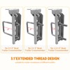 8 PCS 8" Boat Trailer Bunk Brackets, Galvanized Swivel Top,