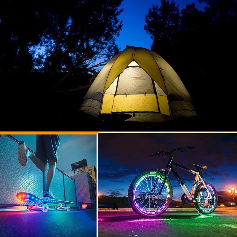Battery Powered Led Strip Lights, 5050 6M/20FT, Flexible Color Changing