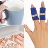 CXWUZH Finger Splint Kits 9 Pcs Oval Finger Splints &