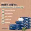 Wet Body Wipes for Adults | Shower Alternative Bathing No