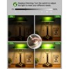 Newrays Green Glass Bankers Desk Lamp, Stepless Dimmable Table Lamp