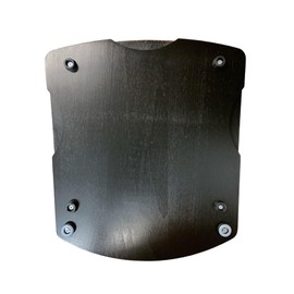 efo Wooden Thermomix Sliding Board - Stable Board Tailored to Thermomix TM5 & TM6 - Convenient Handles and Additional Pads to Facilitate Sliding - Premium Wood Thermomix Accessories (Black)