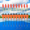 10 pcs Durable Balsa Wooden Fishing Float Bobber Multi Purpose