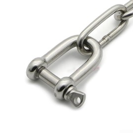 Tough Construction Heavy Duty Stainless Steel Towing Bow Dee D Link Shackles Fit For All Your Needs at Sea (M10 (D type))