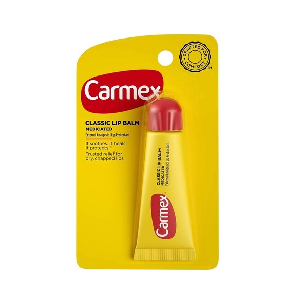Carmex Classic Lip Balm 0.35 Ounce 3 Count
