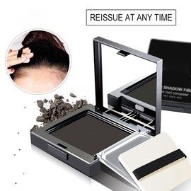 Hair Root Concealer-New Type Hairline Powder,Root Touch Up Powder,Instantly Cover Up Gray Hair Root Fiber 12g,Black