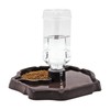 QIODAZOO Bowls for Reptiles, Turtles, Water Bowl, 2-in-1 Automatic Feeder,