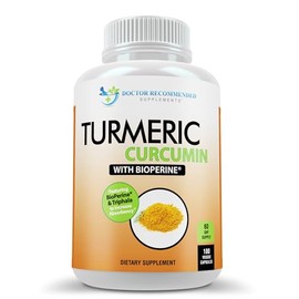 Curcumina de cúrcuma, 2250 mg/d, cápsulas vegetarianas, 95 % curcuminoides con extracto de pimienta negra (bioperina) – Cápsulas de 750 mg – 100% orgá