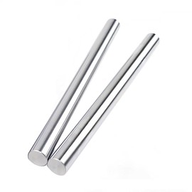 Mssoomm Linear Motion Rod Shaft Guide 8mm x 300mm Case Hardened Chrome Plated for 3D Printer, DIY, CNC - Metric h8 Tolerance, 2Pcs