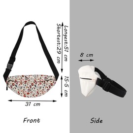 Gravity Cartoon Characters Inspired Waist Bags Mabel &Dipper Twins Belt Bag Mysteries Shack Gifts (Gravity What WB)