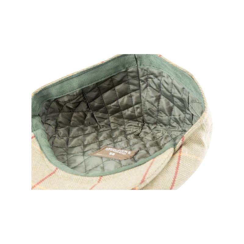 JACK PYKE Wool Blend Flat Cap Tweed 60cm