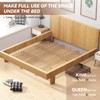 Under Bed Storage Containers with Wheels - Shoe Storage Organizer