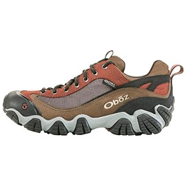 Oboz Men's Firebrand II Low B-DRY Hiking Shoe, Earth, 10 Wide