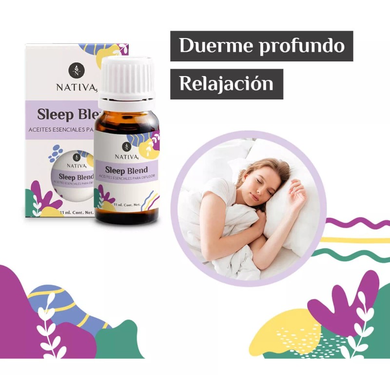 Nativa5 Difusor Para Aceite Esencial Aromaterapia+aceite Sleep Blend