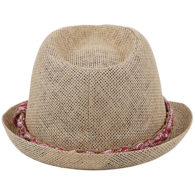 CHILLOUTS LABASA Trilby Straw Hat Summer Hat Sun Hat (L/XL