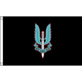 Special Air Service (SAS) Black Flag 5ft x 3ft
