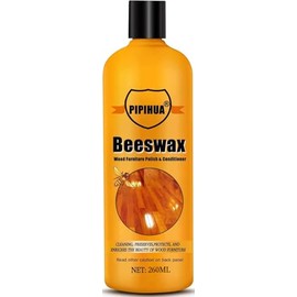 PIPIHUA Beeswax Furniture Polish & Conditioner - Wood Seasoning Beeswax, Furniture Wax for Wood Polish, Cleaner and Restorer, 8.79 Fl Oz