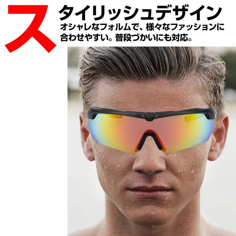 Felimoa Shooting Glasses Tactical Goggles Airsoft Sunglasses with 6 Colors